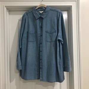 EUC JJill Denim Shirt